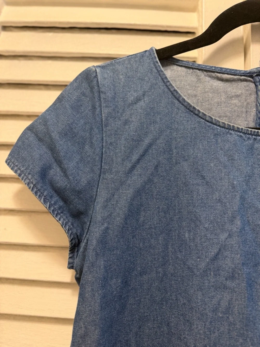 Zara 💙 Denim Shift Dress - Picture 4 of 6